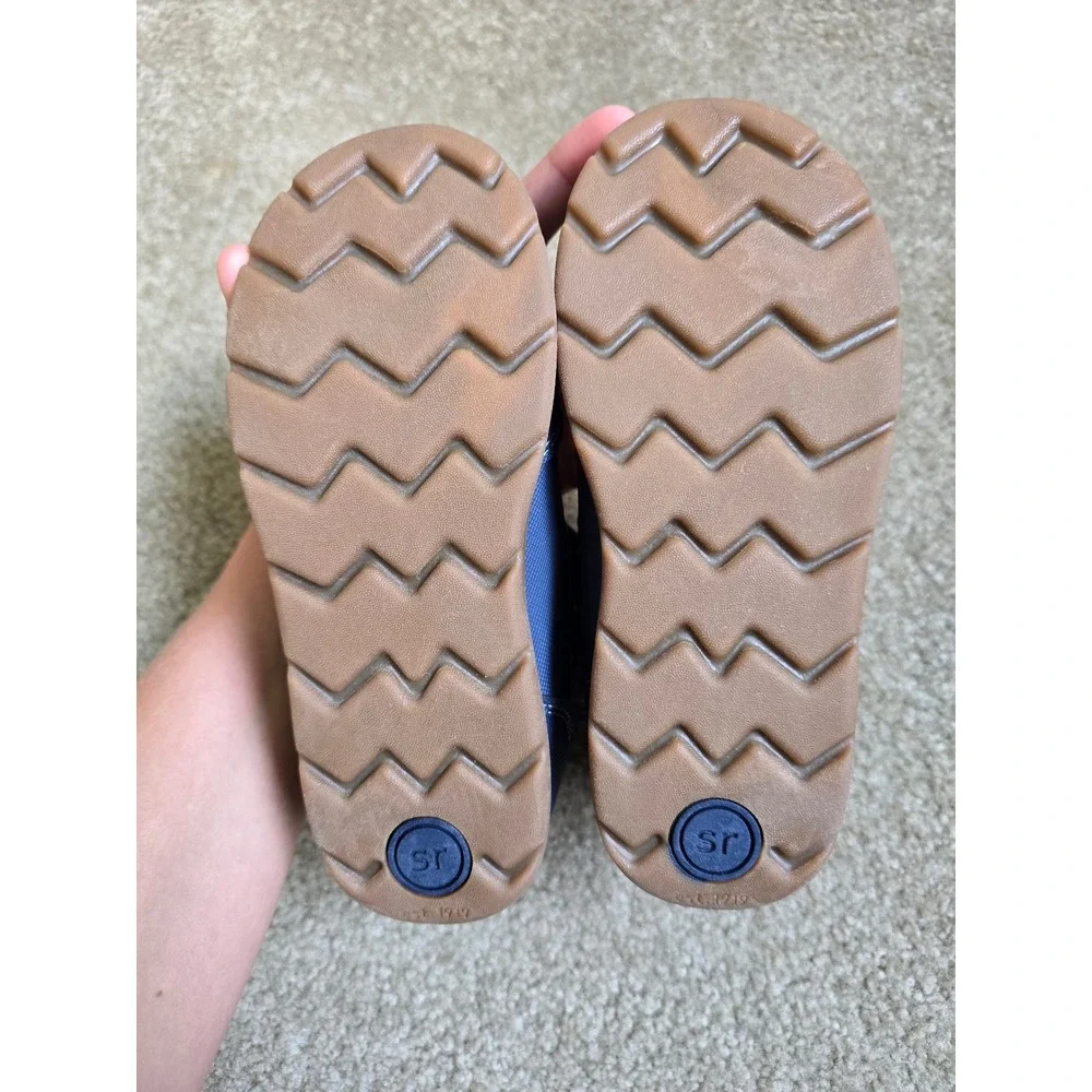 Stride Rite Munchkin Harry Boys Duck Boots Blue Brown Size 12M Little Boy‎